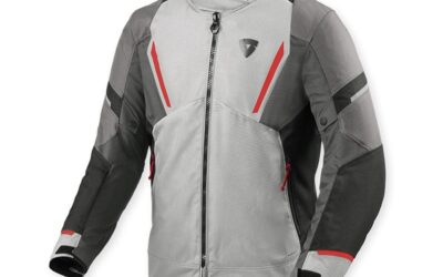 Giacca Moto Revit Undulate H2O Silver Grey jacket