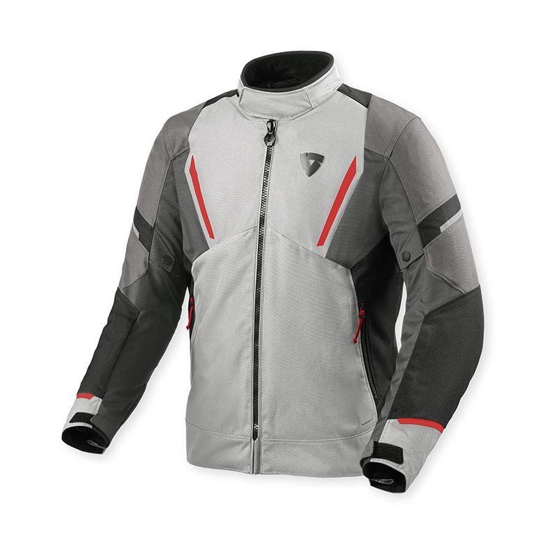 Giacca Moto Revit Undulate H2O Silver Grey jacket