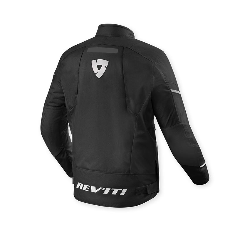 Giacca Moto Revit Undulate H2O Black White jacket