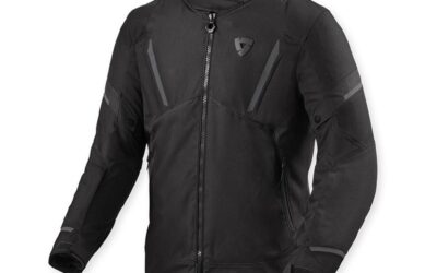 Giacca Moto Revit Undulate H2O Black jacket