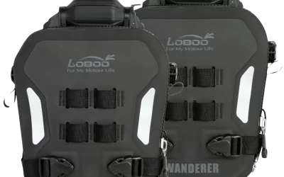 Coppia BORSA Impermeabile Paramotore Loboo Wanderer Crash Bar