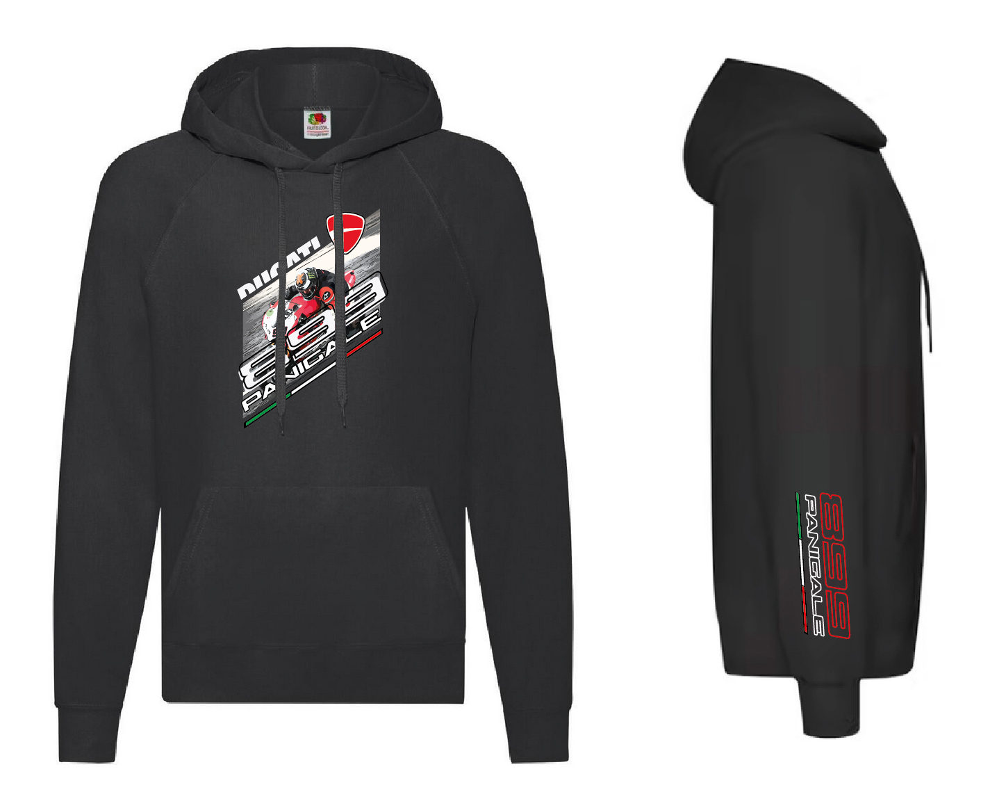 Felpa hoodie neraDucati Panigale 899