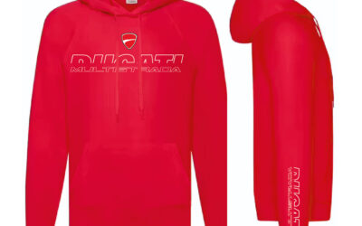 Felpa rossa personalizzata Ducati Multistrada Hoodie Sweatshirt