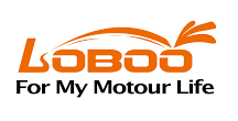 loboo Moto maxi enduro adventure Accessori borse valigie faretti pedane protezioni faro motore paramotore base cavalletto caricabatterie display