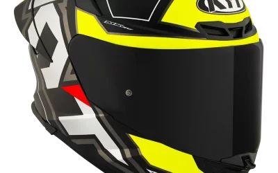 Casco integrale KYT TT-REVO ELECTRON MATT BLACK YELLOW helmet casque