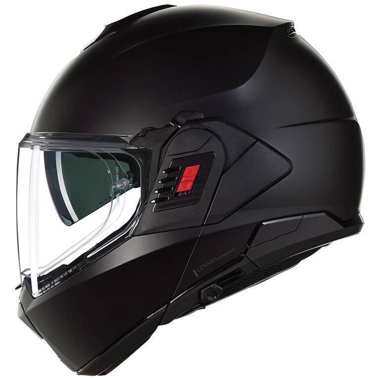 CASCO moto Nolan N120-1 CLASSICO 302 NERO OPACO BLACK MATT modulare REVERSIBILE moto flip back helmet casque