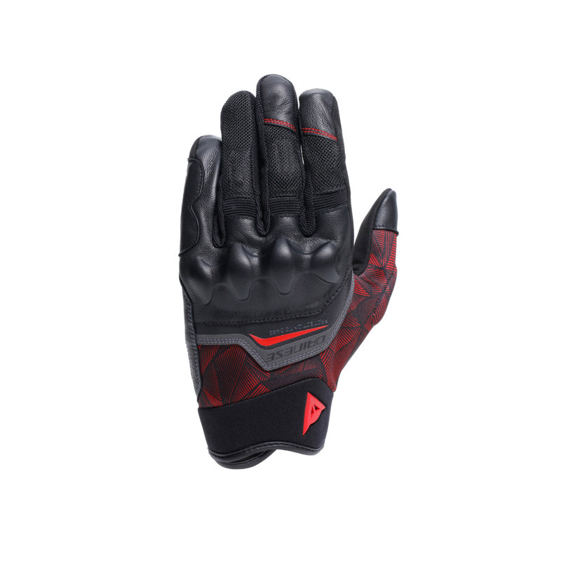Guanti Estivi Dainese Ermex Black Red uomo Moto