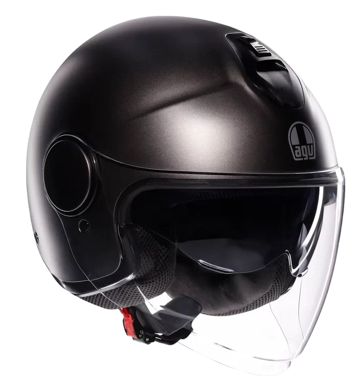 Casco jet Agv MONO GRIGIO ASFALTO GREY helmet casque