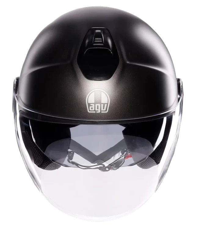 Casco jet Agv MONO GRIGIO ASFALTO GREY helmet casque