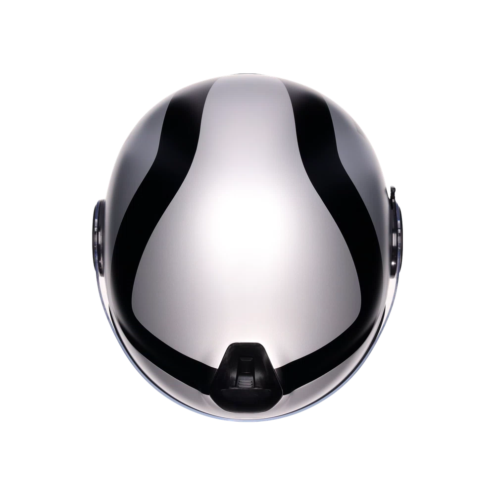 Casco jet Agv Eteres RIMINI MATT GREY BLACK helmet casque