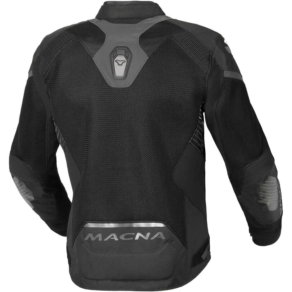 Giacca Moto Estiva Macna Novic Nero Impermeabile Uomo