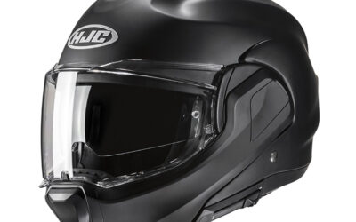 Casco modulare Hjc F100 SEMI FLAT BLACK helmet