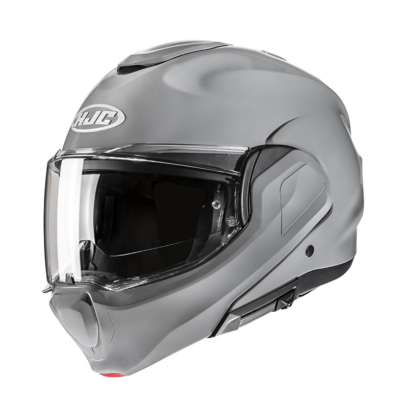 Casco modulare ribaltabile fibra Hjc F100 GRIGO NARDO GREY fiber FLIP BACK helmet