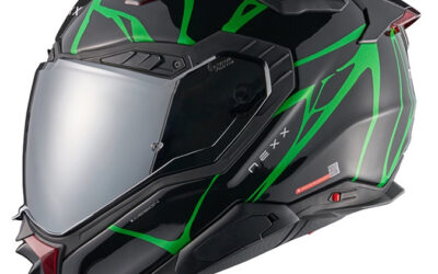 Casco integrale NEXX X.WST3 B-SIDE GREEN BLACK helmet casque