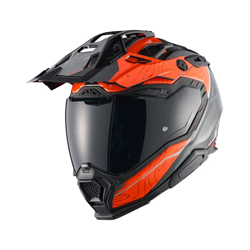Casco MOTO ADVENTURE NEXX X.WED 3 FURKA ARANCIONE ORANGE helmet casque