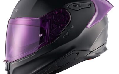 Casco integrale NEXX Y.100R SUBSONIC BLACK MATT PINK helmet casque