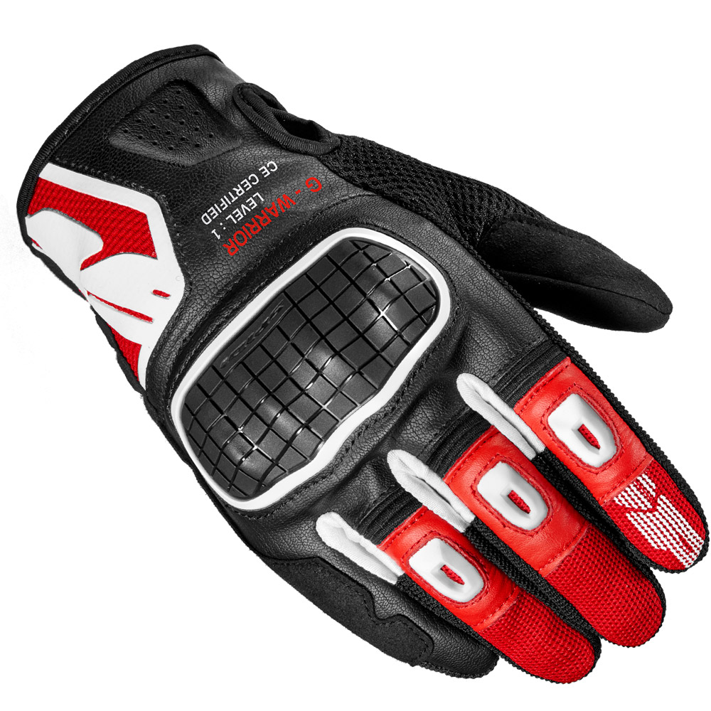 Guanti Moto Estivi Spidi G Warrior Black Red Gloves