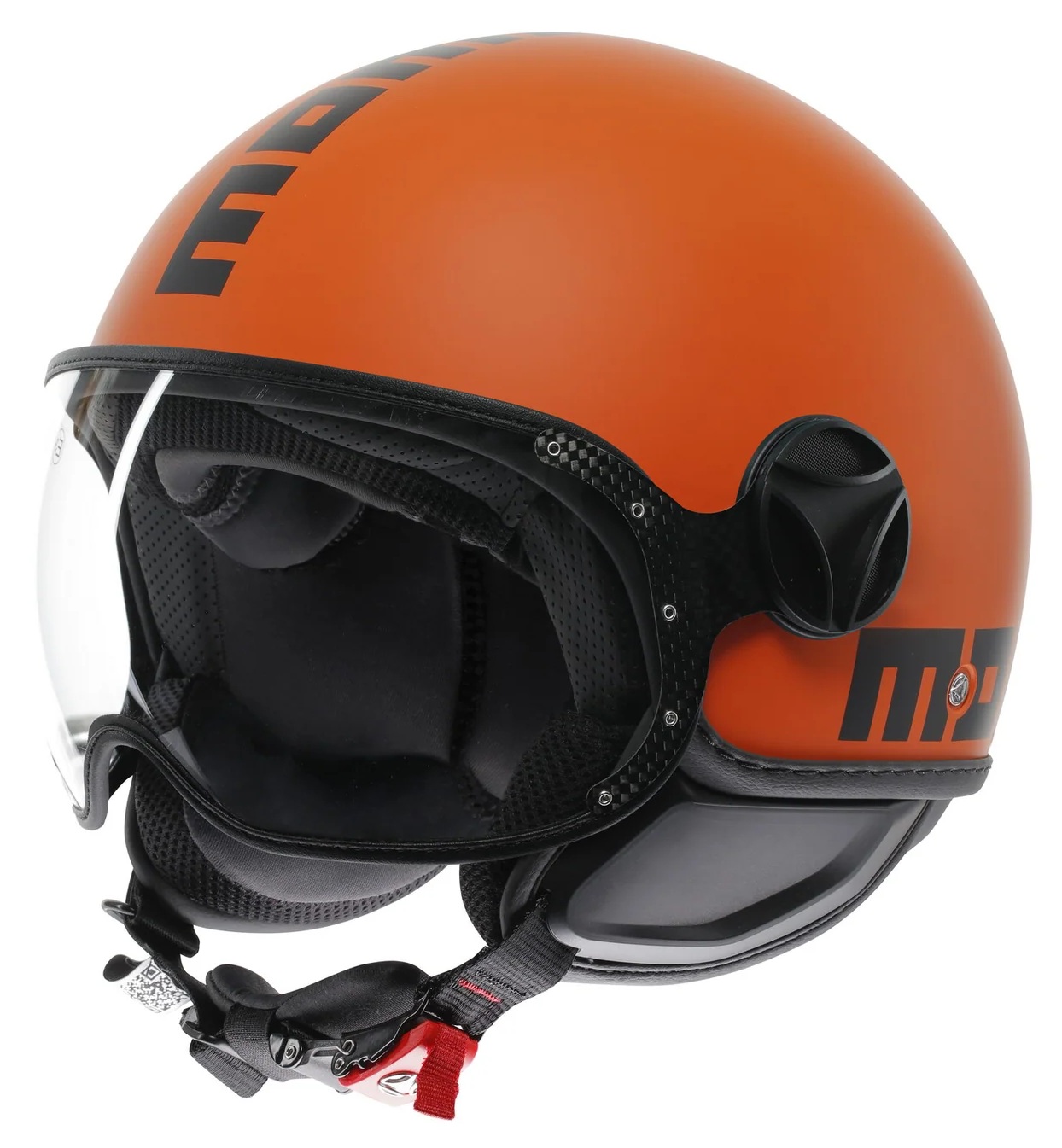 Casco Momo Design FGTR CLASSIC E2206 ARANCIONE NERO ORANGE MATT BLACK helmet casque