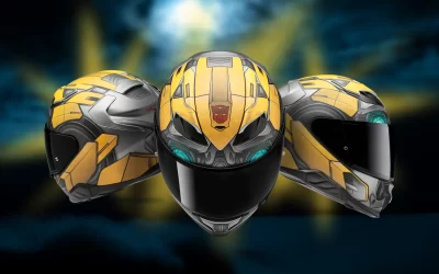 Casco integrale Hjc F71 BUMBLEBEE TRANSFORMERS helmet casque