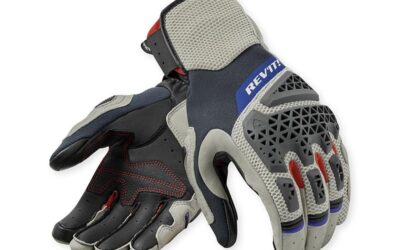 Guanti Revit Sand 5 Silver Red gloves