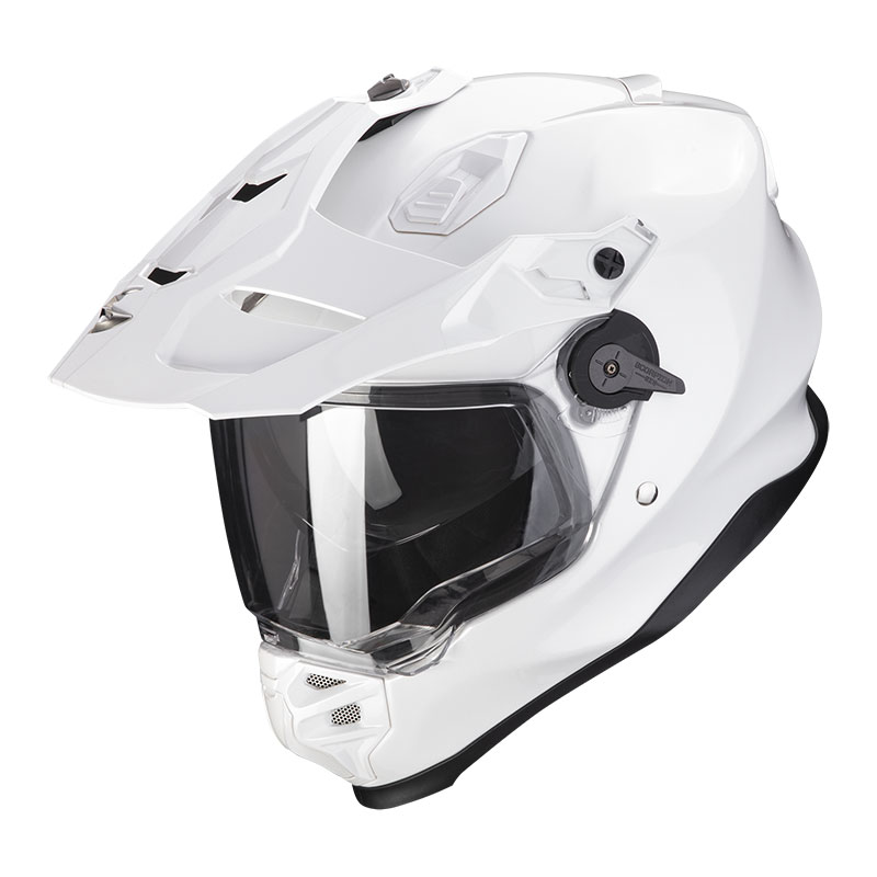 Casco integrale enduro touring adventure moto Scorpion ADF-9000 BIANCO WHITE Helmet casque