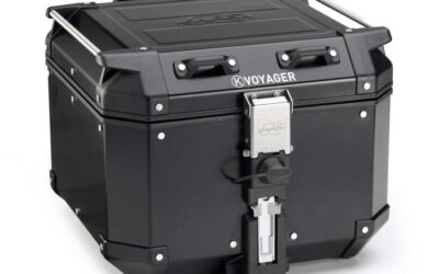Bauletto Valigia monokey KAPPA KVENTURE KVG420B Alluminio nero 42 litri Top Case