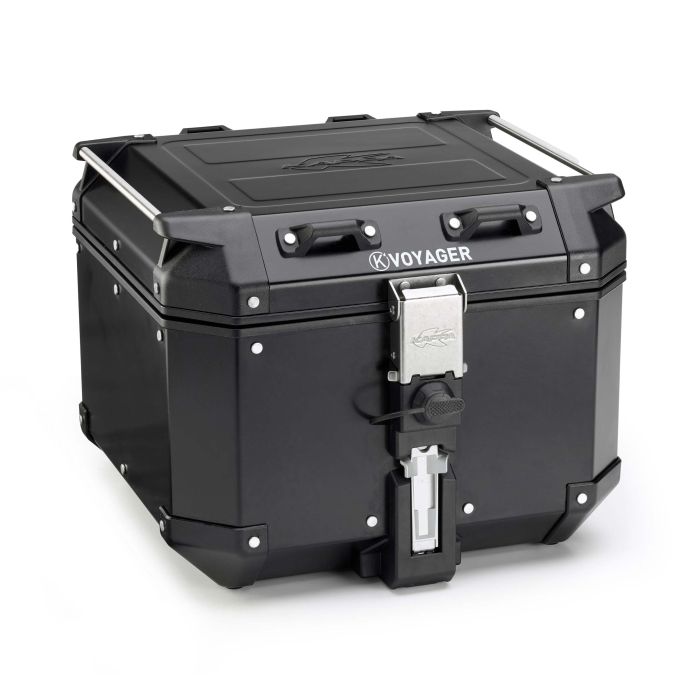 Bauletto Valigia monokey KAPPA KVENTURE KVG420B Alluminio nero 42 litri Top Case