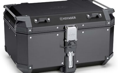 Bauletto Valigia monokey KAPPA KVENTURE KVG580B Alluminio nero 58 litri Top Case