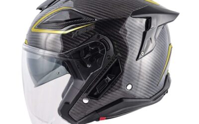 Casco Jet Givi X29 CARBON GOLD helmet casque