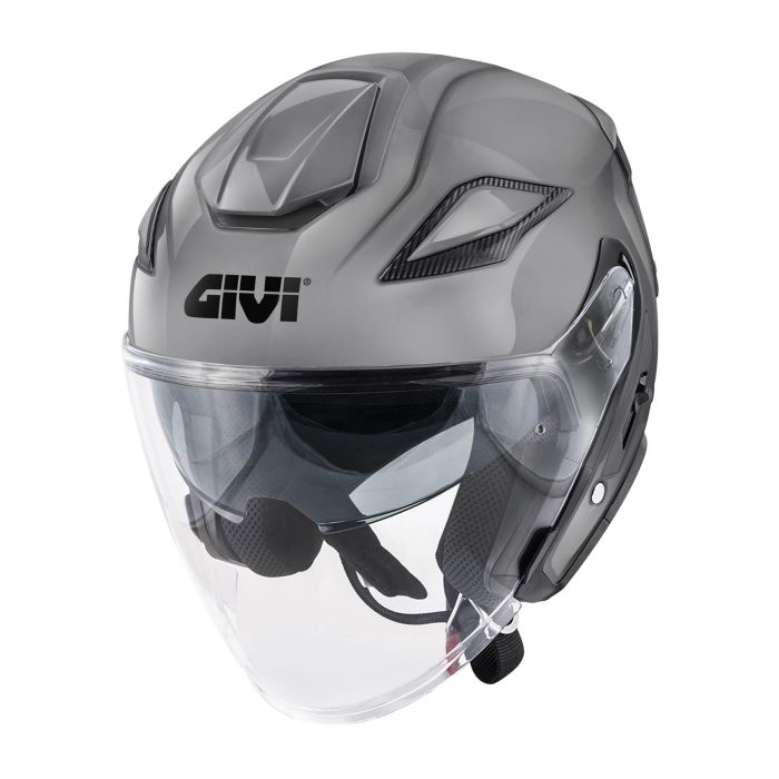 Casco Jet fibra Givi X29 GRIGIO GREY LUXIOUS fiber helmet casque
