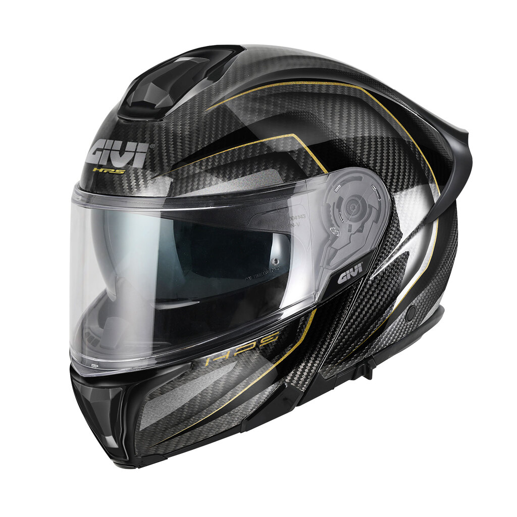 Casco Modulare Givi X50 CARBONIO NERO ORO CARBON BLACK GOLD FLIP UP helmet