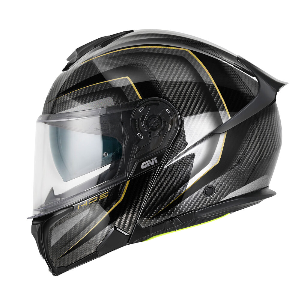 Casco Modulare Givi X50 CARBONIO NERO ORO CARBON BLACK GOLD FLIP UP helmet
