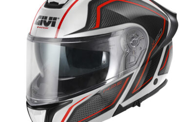 Casco Modulare Givi X50 FIBER HOLOGRAM BLACK WHITE RED helmet
