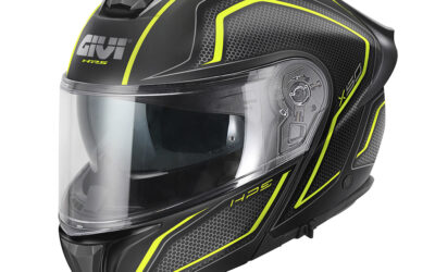 Casco Modulare Givi X50 FIBER HOLOGRAM BLACK MATT TITANIUM YELLOW helmet