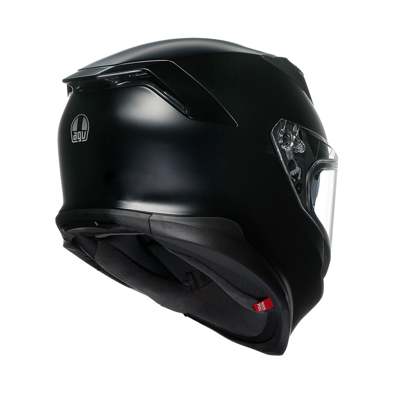 Casco integrale moto AGV K7 nero opaco matt black helmet casque