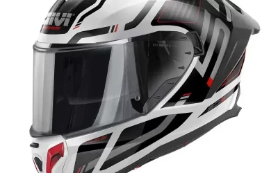 Casco integrale Givi 50.3 QUASAR WHITE BLACK RED helmet casque