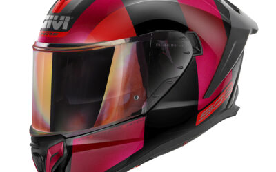 Casco integrale Givi 50.3 VISION BLACK BORDEAUX RED helmet casque