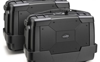 Coppia valigie laterali Monokey KAPPA KGR33NN GARDA BLACK LINE nero 66 Litri SIDE CASES
