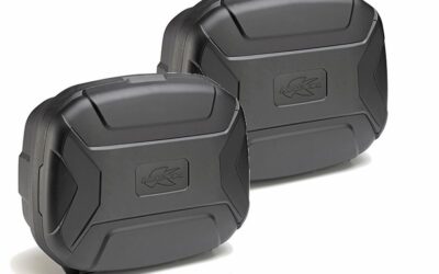 Coppia valigie laterali Monokey KAPPA KVC35N K-VECTOR BLACK LINE nero 35+35Litri SIDE CASES