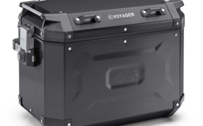 Valigia laterale destra KAPPA KVOYAGER KVG48BR alluminio nero 48 Litri right black side case