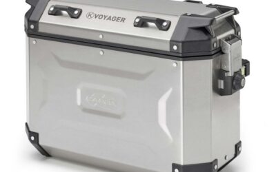 Valigia laterale sinistra KAPPA KVOYAGER KVG37AL alluminio 37L left side case