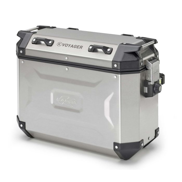 Valigia laterale sinistra KAPPA KVOYAGER KVG37AL alluminio 37L side case