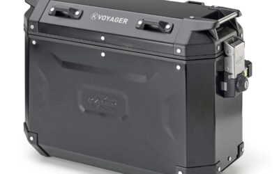 Valigia laterale sinistra KAPPA KVOYAGER KVG37BL alluminio nero 37L left black side case