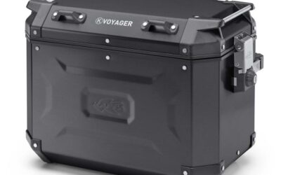 Valigia laterale sinistra KAPPA KVOYAGER KVG48BL alluminio nero 48 Litri left black side case