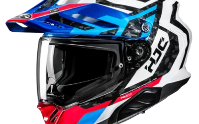 Casco Adventure HJC RPHA 60 DAKAR MC21 WHITE RED BLU Helmet Casque