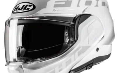 Casco modulare Hjc F100 HETAL MC10 WHITE helmet