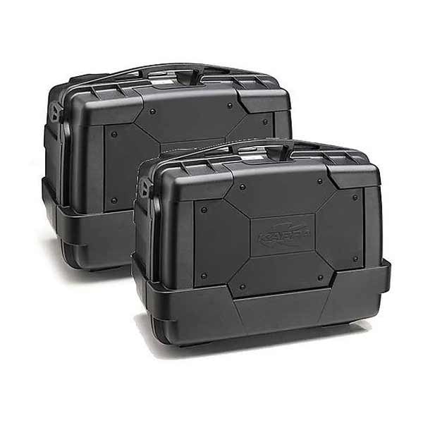 Coppia valigie laterali Monokey KAPPA KGR46NN GARDA BLACK LINE nero 92 Litri SIDE CASES