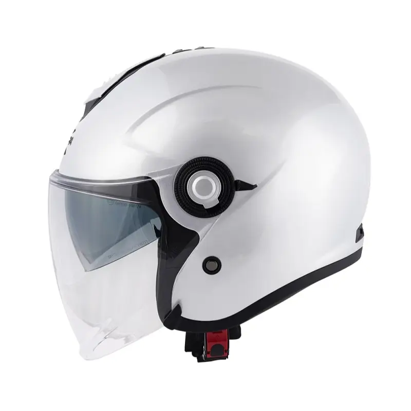 Casco Jet Kappa Kv35 Basic Bianco Lucido helmet