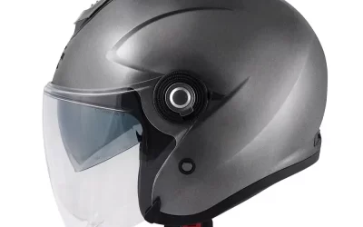 Casco Jet Kappa Kv35 Basic Titanio Opaco helmet