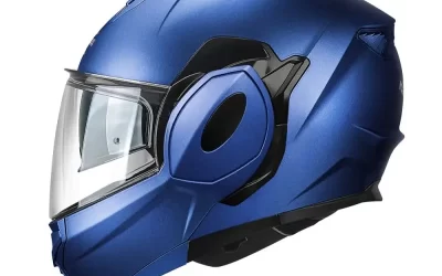 Casco modulare Kappa KV55 BLU MATT flip back helmet casque